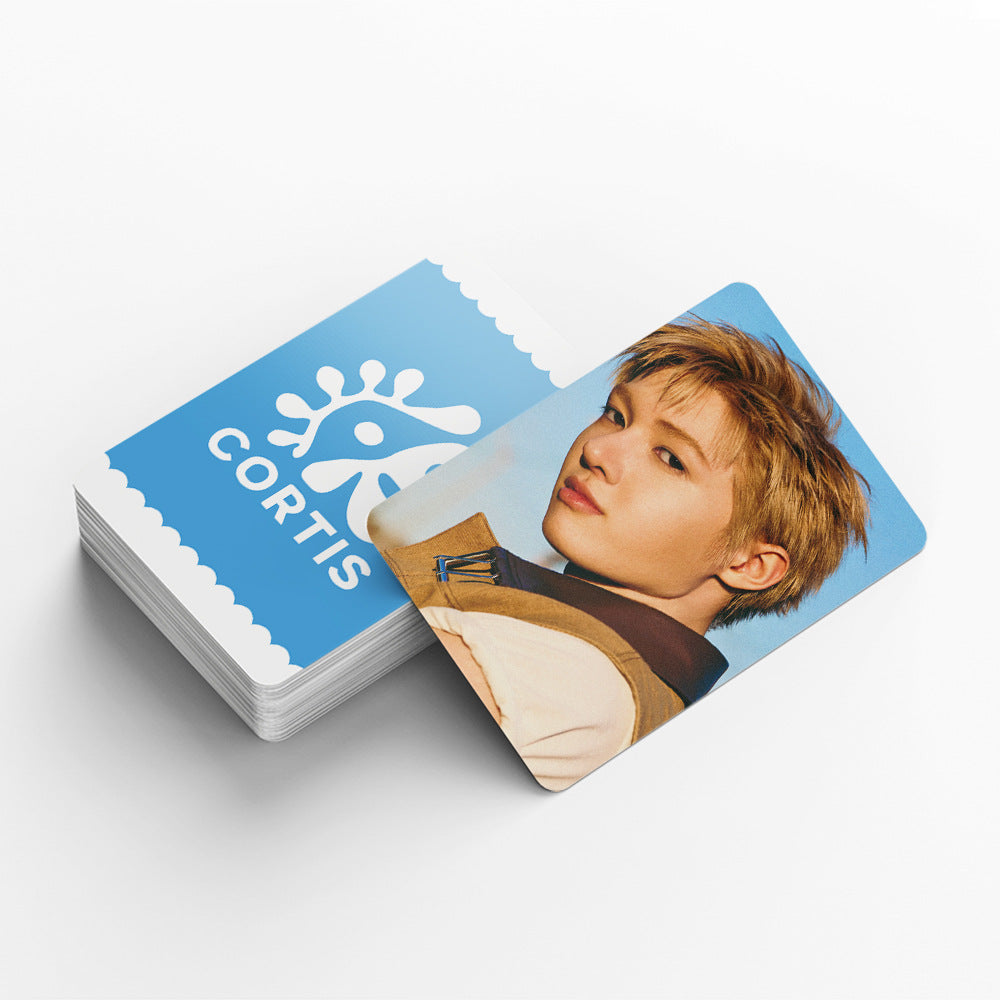 92pcs kpop CORTIS MARTIN KEONHO laser peripheral photo card, celebrity mini sticker, LOMO greeting card, fan collection gift