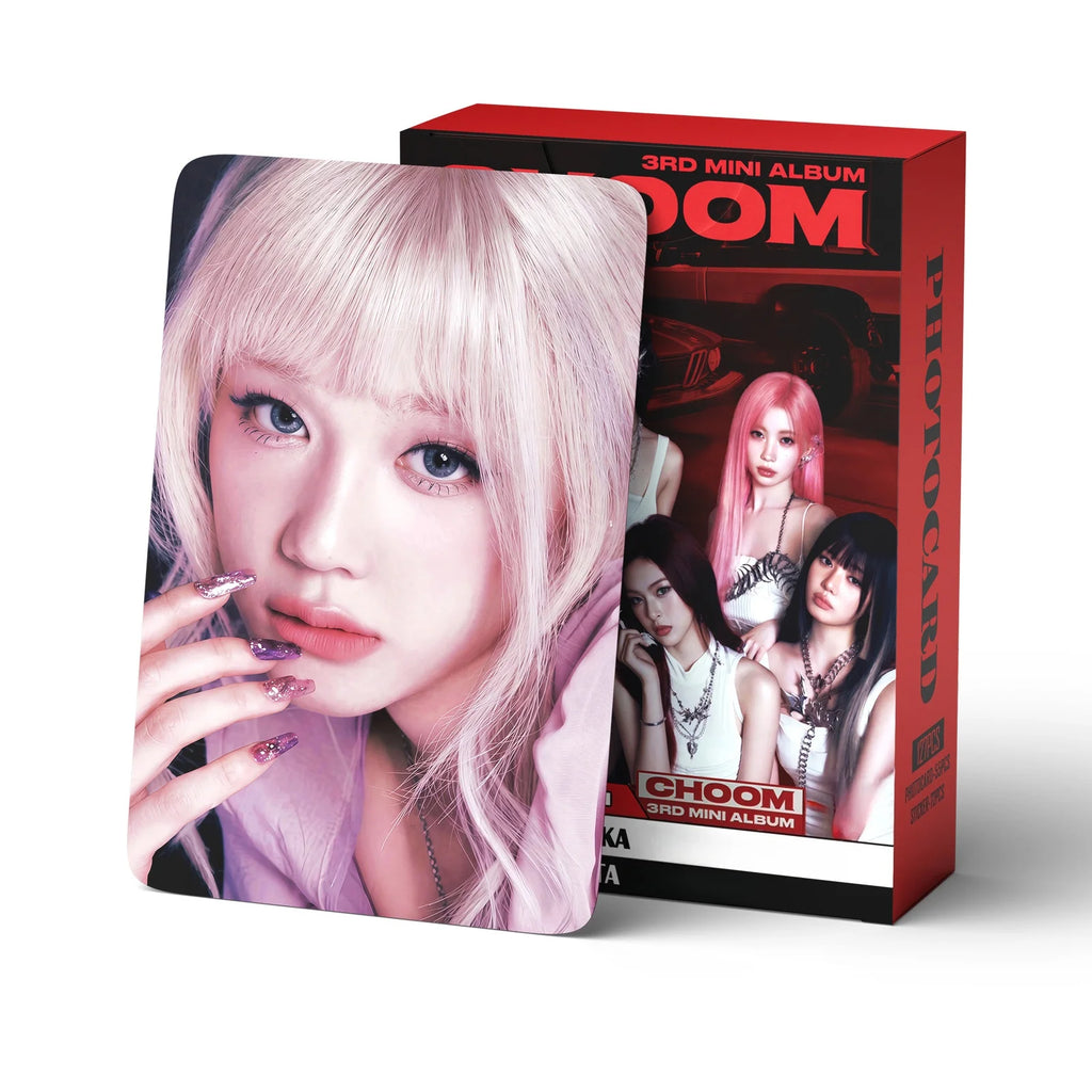 127pcs Lomo Cards Stickers Set CHOOM New album Photocards fans peripheral album decoration commemorative Collection Card Gift