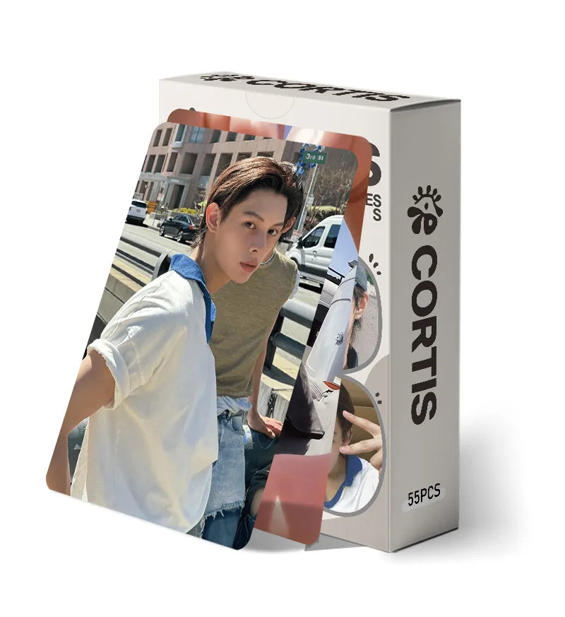 50Pcs/Set Laser Card Kpop Idol CORTIS Lomo Cards JAMES JUHOON MARTIN SEONGHYEON KEONHO Printd Photocards Fans Gift
