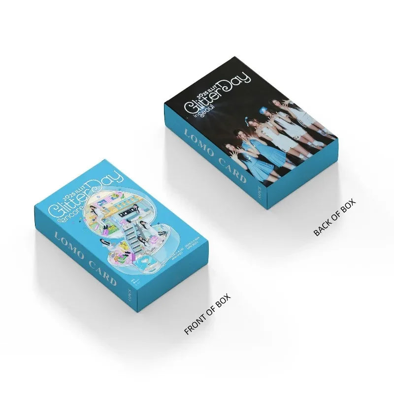 Pop ILLITed Exquisite Printed Fan Merchandise Postcards Stylish Lomo Cards for Personal Collection Display and Daily Decoration