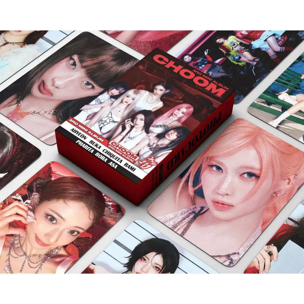127pcs Lomo Cards Stickers Set CHOOM New album Photocards fans peripheral album decoration commemorative Collection Card Gift