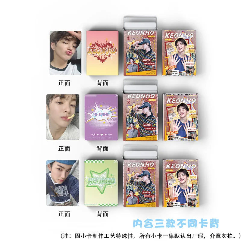 50Pcs/Set Laser Card Kpop Idol CORTIS Lomo Cards JAMES JUHOON MARTIN SEONGHYEON KEONHO Printd Photocards Fans Gift