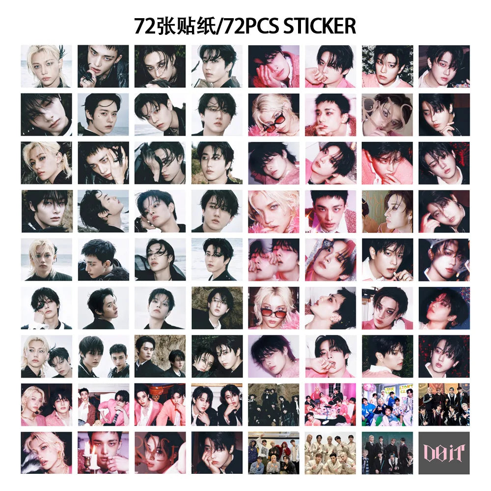 127pcs New Album DO IT Photocards Stickers Kpop Merch Lomo Cards Set Fans Collection Cards Giftsi