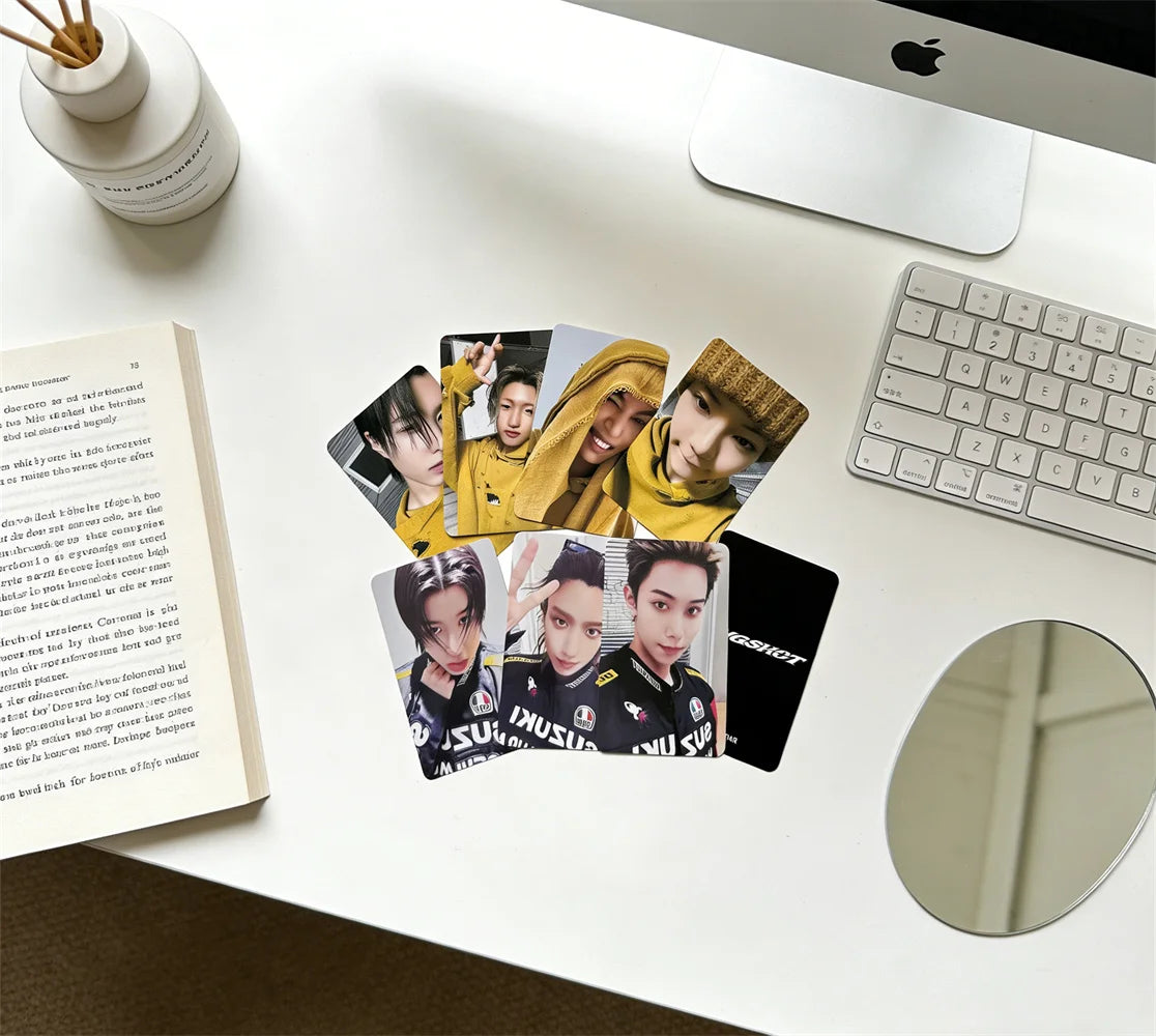4pcs/set Idols LNGSHOT Photocards SHOT CALLERS Album Selfie Cards RYUL Woojin Louis OHYUAL Fans Collection Gifts