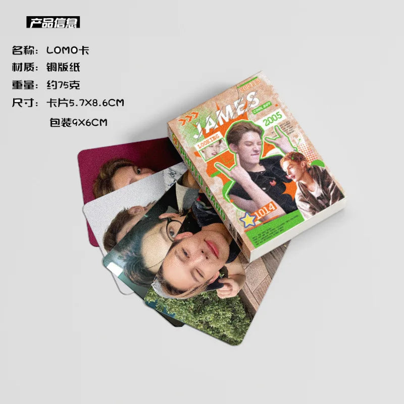 50Pcs/Set Laser Card Kpop Idol CORTIS Lomo Cards JAMES JUHOON MARTIN SEONGHYEON KEONHO Printd Photocards Fans Gift