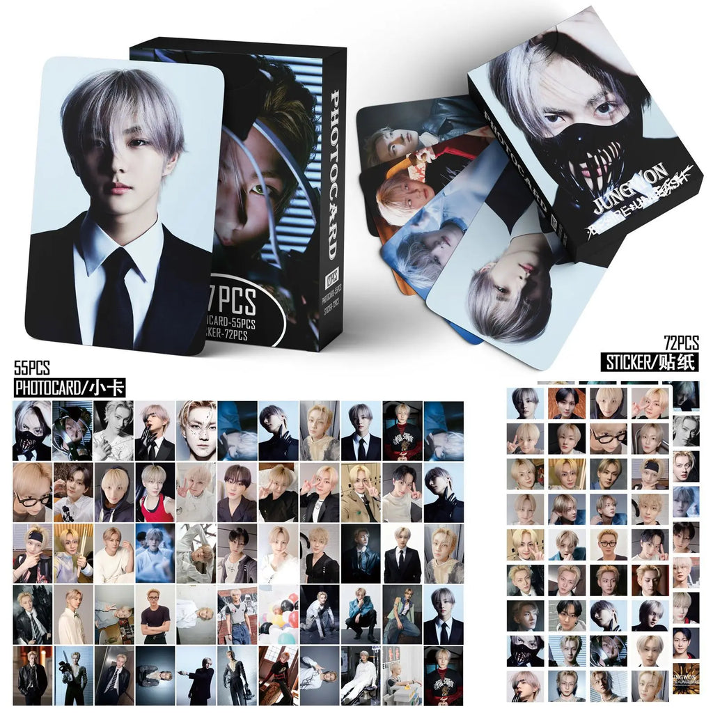 127pcs ENHYPEN New Album THE SIN : VANISH Photocards Stickers Kpop Merch Lomo Cards Set Fans Collection Cards Gifts