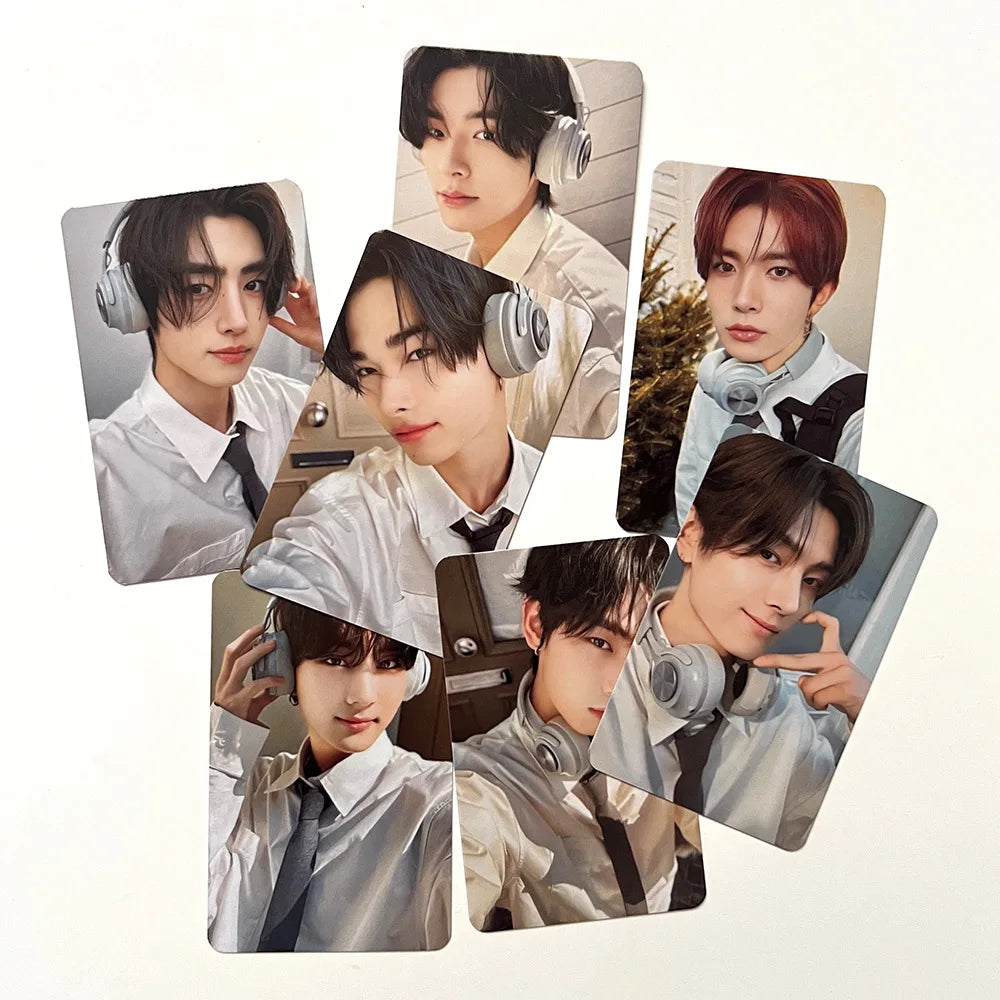 7Pcs/Set Male Idol Group ENHYPEN Featuring: SUNGHOON SUNOO NI-KI JUNGWON HEESEUNG JAY JAKE HD Photocards