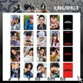 KPOP LNGSHOT NEW debut album SHOT CALLERS POP Store Postcard Louis Ohyul Ryul Woojin fans gift special edition card,merchandise