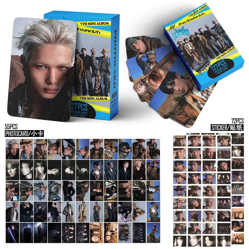 127pcs ENHYPEN New Album THE SIN : VANISH Photocards Stickers Kpop Merch Lomo Cards Set Fans Collection Cards Gifts