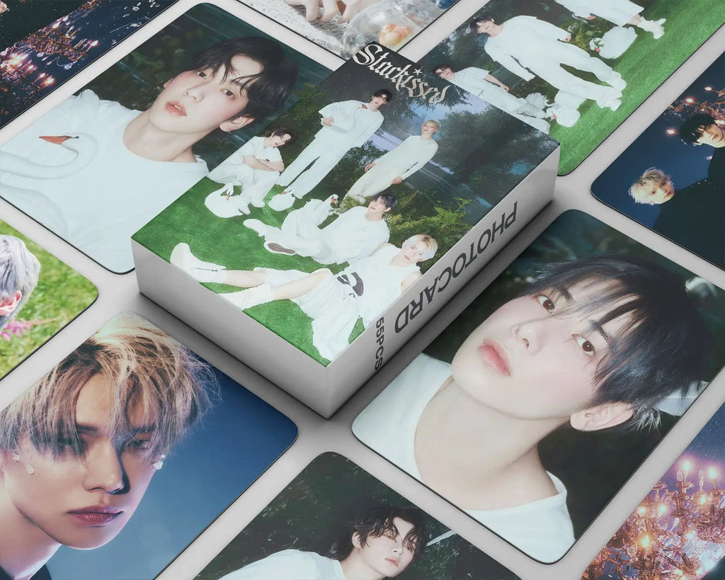 55PCS TXT STARKISSED Photocards Set Official Collectible K-POP Stickers Fan Merch Gift Idea MOA Fan Club Essentials
