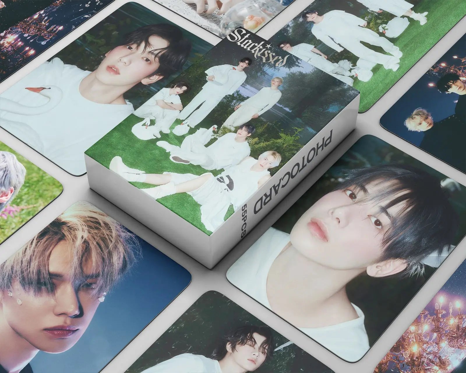 55PCS TXT STARKISSED Photocards Set Official Collectible K-POP Stickers Fan Merch Gift Idea MOA Fan Club Essentials