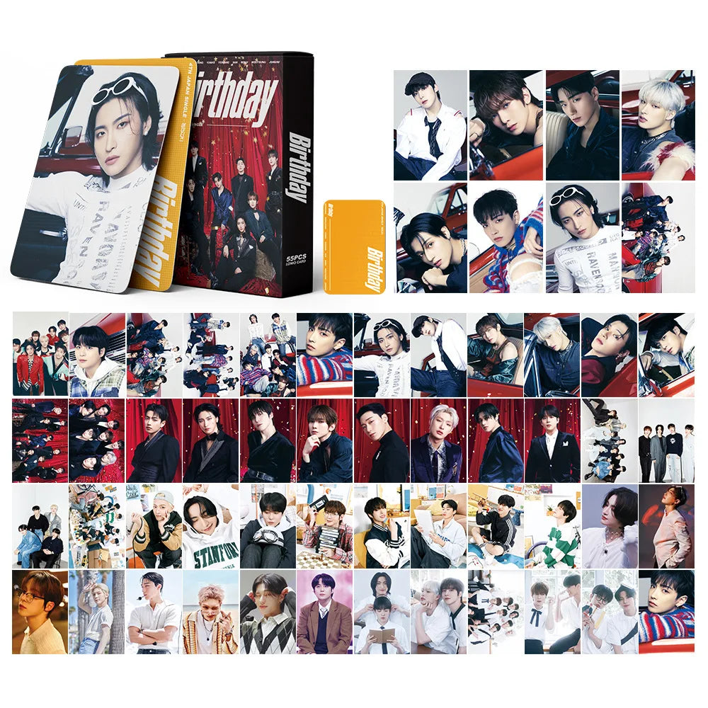 54pcs/set Kpop ATEEZ Lomo Cards The New Album ZERO FEVER Part 3 Photocards K-pop ATEEZ HD High Quality Photo Cards fan gift
