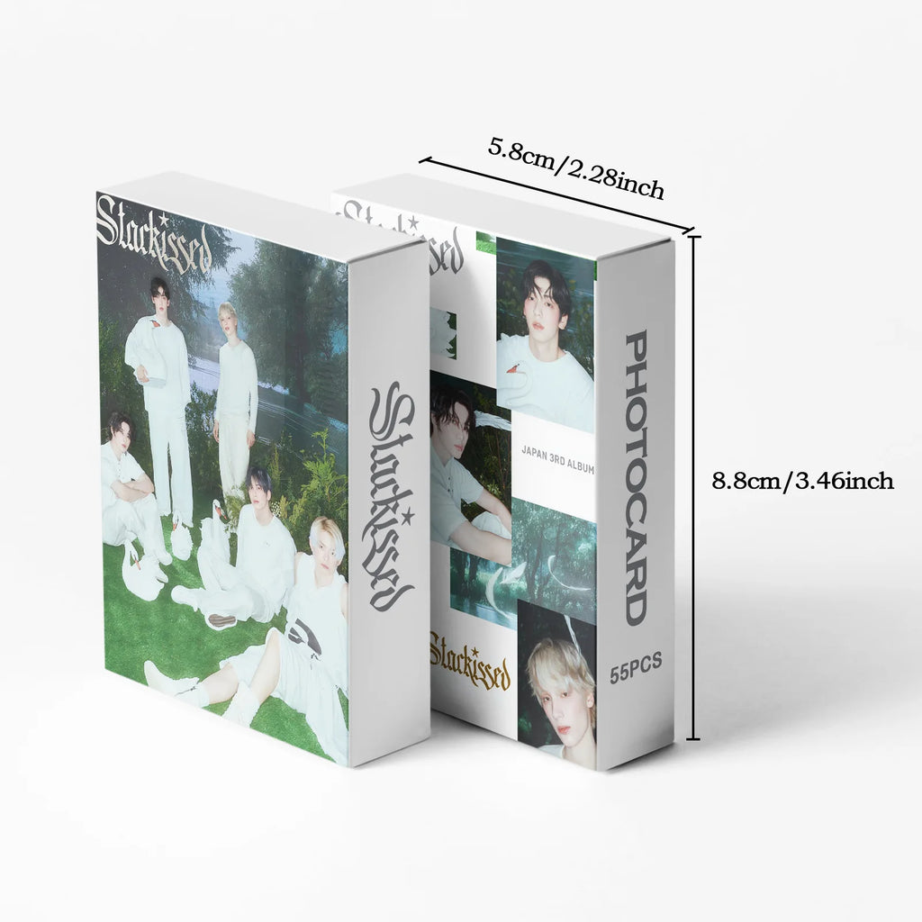 55PCS TXT STARKISSED Photocards Set Official Collectible K-POP Stickers Fan Merch Gift Idea MOA Fan Club Essentials