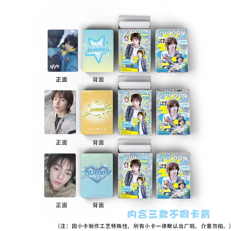 50Pcs/Set Laser Card Kpop Idol CORTIS Lomo Cards JAMES JUHOON MARTIN SEONGHYEON KEONHO Printd Photocards Fans Gift