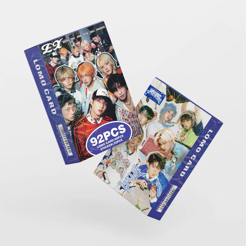 92Pcs P1Harmony New Album EX Laser Photocards Kpop Star Collection Lomo Cards Holographic Flash Cards Photo Cards Fans Gifts