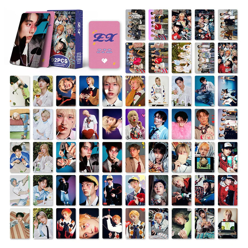 92Pcs P1Harmony New Album EX Laser Photocards Kpop Star Collection Lomo Cards Holographic Flash Cards Photo Cards Fans Gifts