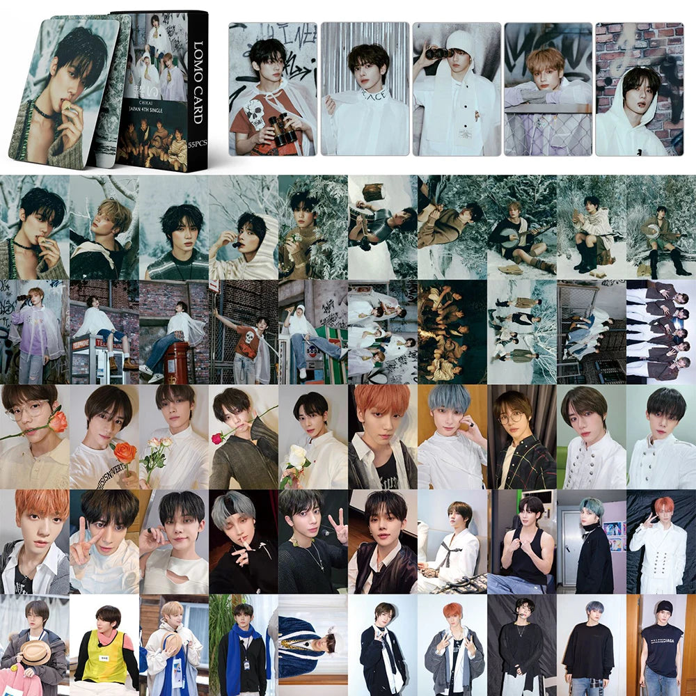 Kpop Idol Boy Group New Album TOMORROW Lomo Cards HUENINGKAI TAEHYUN BEOMGYU SOOBIN YEONJUN HD Printd Photocards Fans Gift