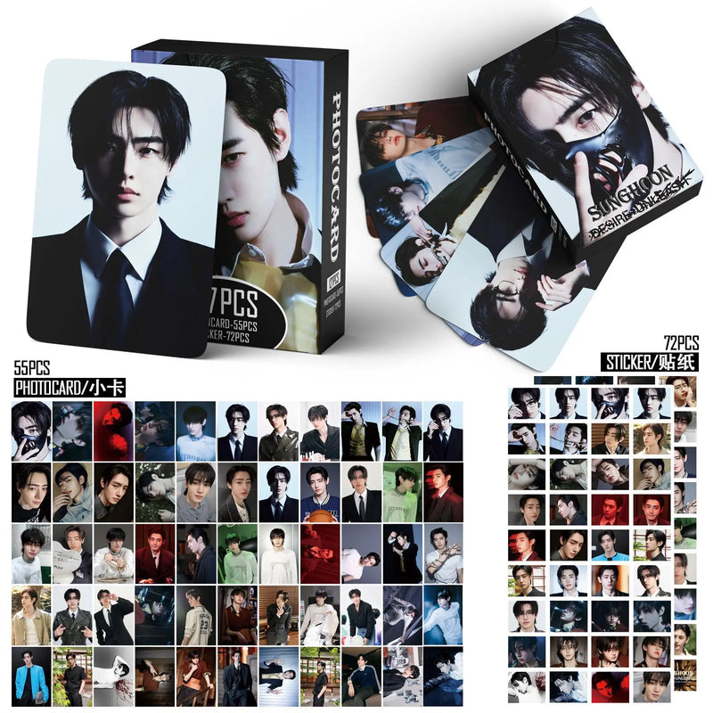127pcs ENHYPEN New Album THE SIN : VANISH Photocards Stickers Kpop Merch Lomo Cards Set Fans Collection Cards Gifts