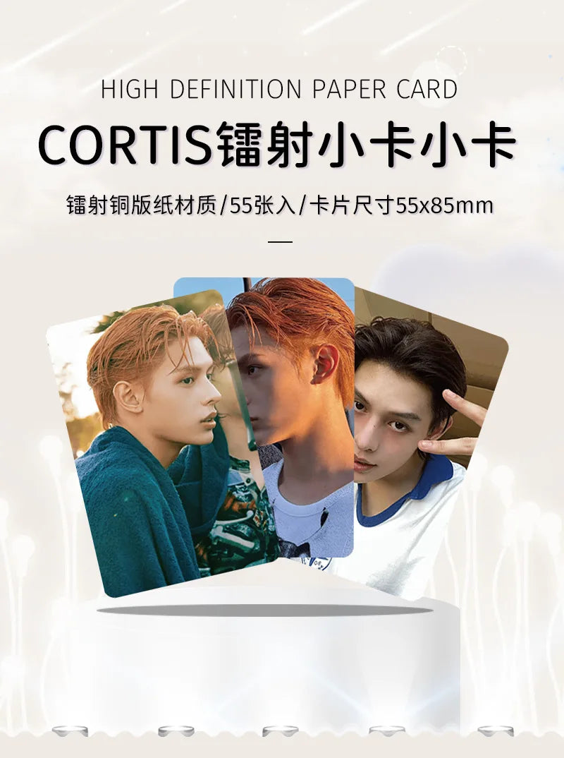 50Pcs/Set Laser Card Kpop Idol CORTIS Lomo Cards JAMES JUHOON MARTIN SEONGHYEON KEONHO Printd Photocards Fans Gift