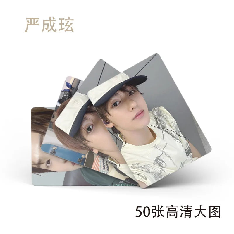 50Pcs/Set Laser Card Kpop Idol CORTIS Lomo Cards JAMES JUHOON MARTIN SEONGHYEON KEONHO Printd Photocards Fans Gift