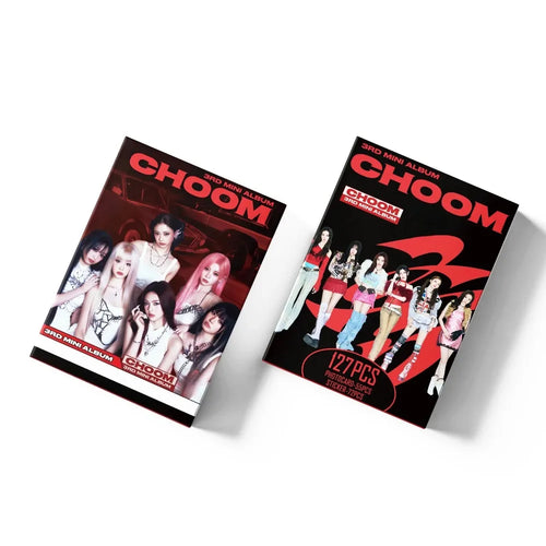 127pcs Lomo Cards Stickers Set CHOOM New album Photocards fans peripheral album decoration commemorative Collection Card Gift