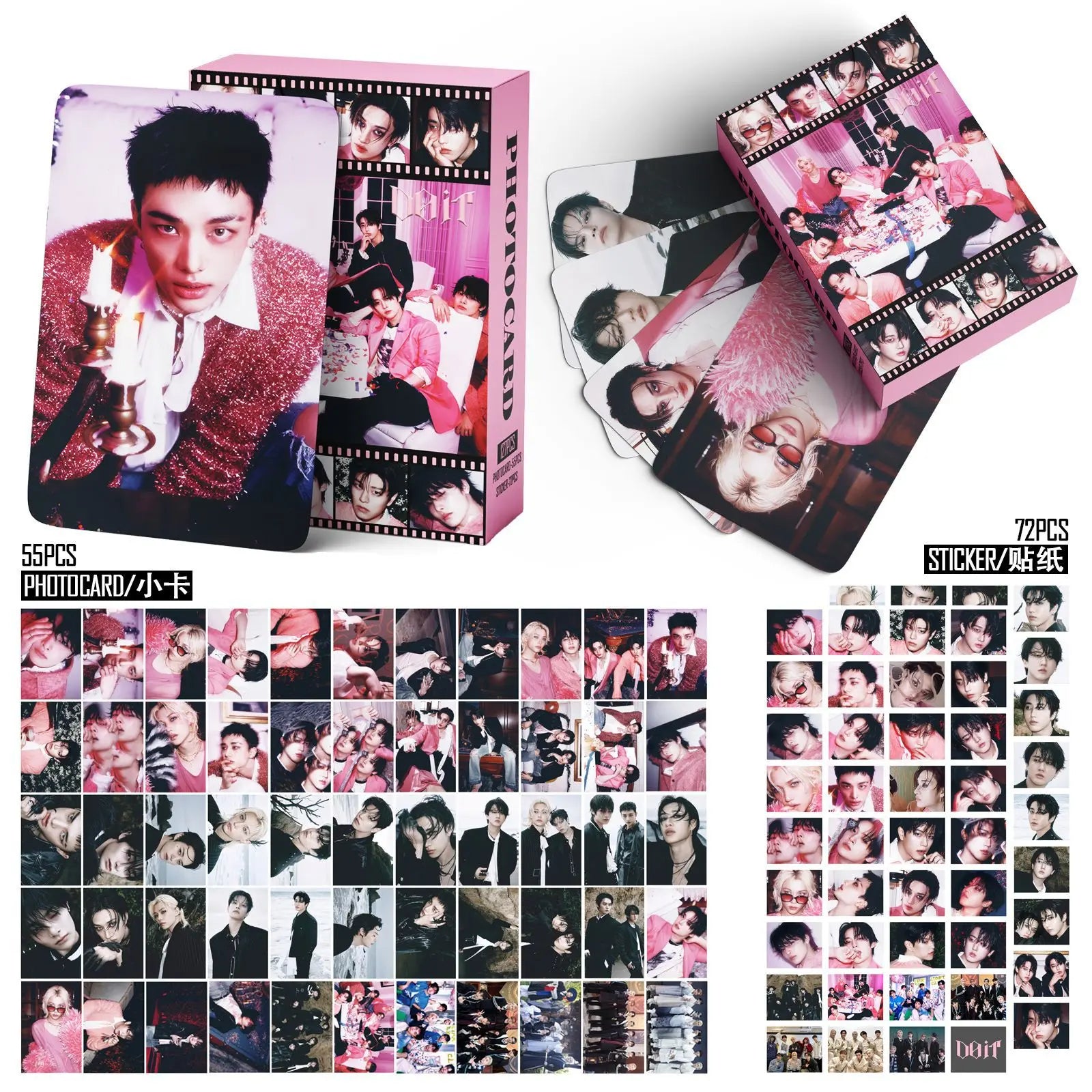 127pcs New Album DO IT Photocards Stickers Kpop Merch Lomo Cards Set Fans Collection Cards Giftsi