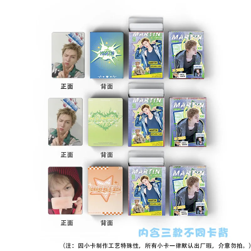 50Pcs/Set Laser Card Kpop Idol CORTIS Lomo Cards JAMES JUHOON MARTIN SEONGHYEON KEONHO Printd Photocards Fans Gift