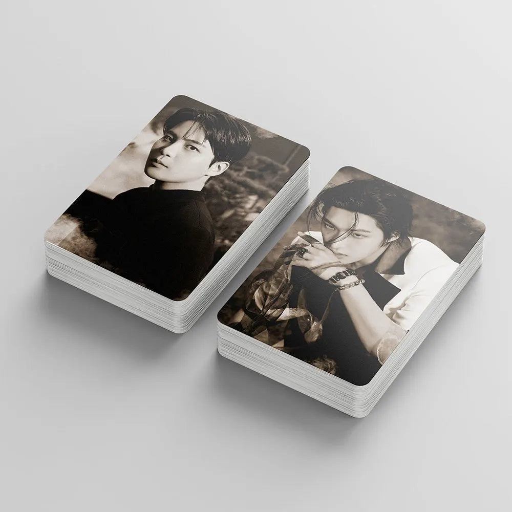 55pcs/set ATEEZ 13th mini album Gold Hour Part.4 lomo Star Photocards Photo Lomo Cards Fans Collection Printed Cards