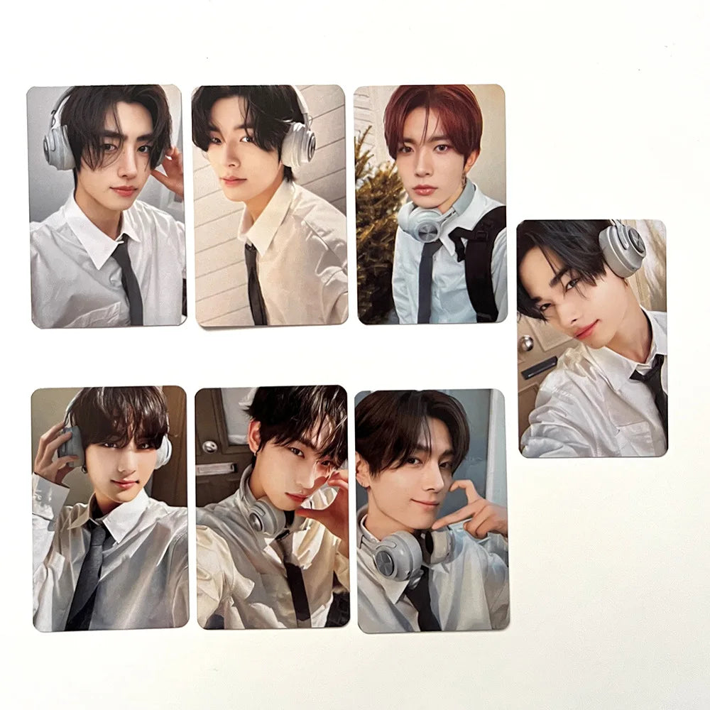 7Pcs/Set Male Idol Group ENHYPEN Featuring: SUNGHOON SUNOO NI-KI JUNGWON HEESEUNG JAY JAKE HD Photocards