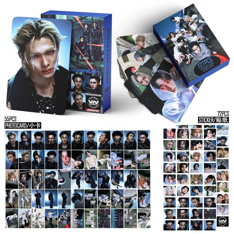 127pcs ENHYPEN New Album THE SIN : VANISH Photocards Stickers Kpop Merch Lomo Cards Set Fans Collection Cards Gifts