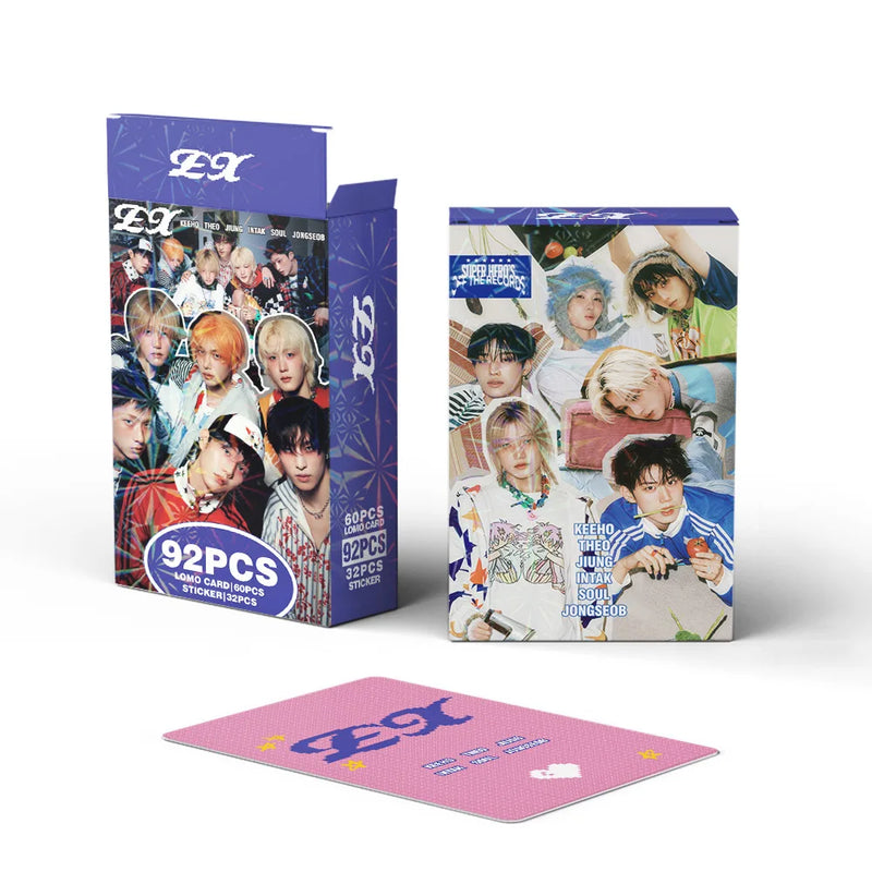 92Pcs P1Harmony New Album EX Laser Photocards Kpop Star Collection Lomo Cards Holographic Flash Cards Photo Cards Fans Gifts