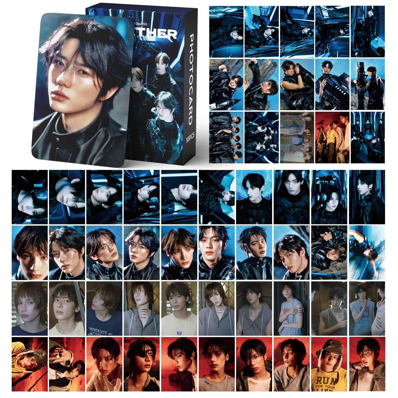 55PCS TXT STARKISSED Photocards Set Official Collectible K-POP Stickers Fan Merch Gift Idea MOA Fan Club Essentials