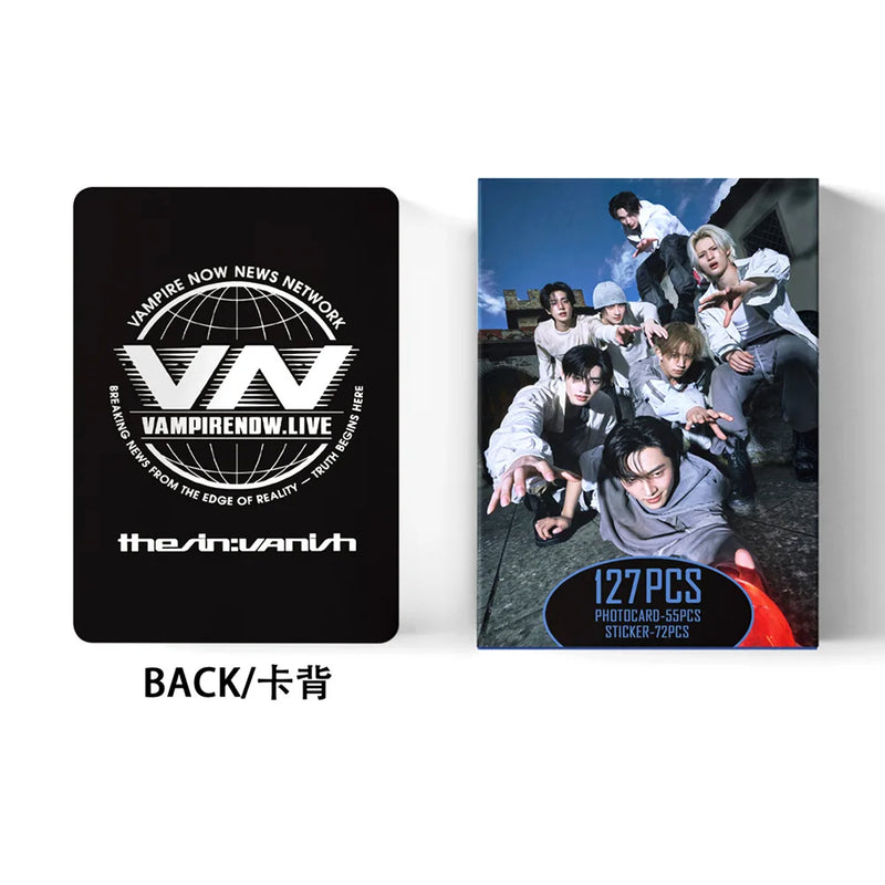 127pcs ENHYPEN New Album THE SIN : VANISH Photocards Stickers Kpop Merch Lomo Cards Set Fans Collection Cards Gifts