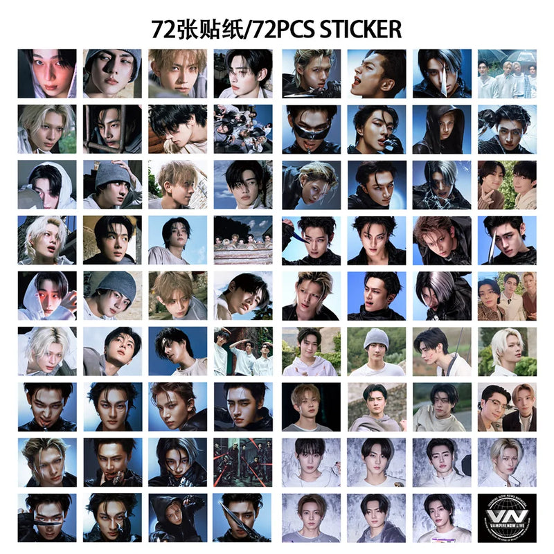 127pcs ENHYPEN New Album THE SIN : VANISH Photocards Stickers Kpop Merch Lomo Cards Set Fans Collection Cards Gifts