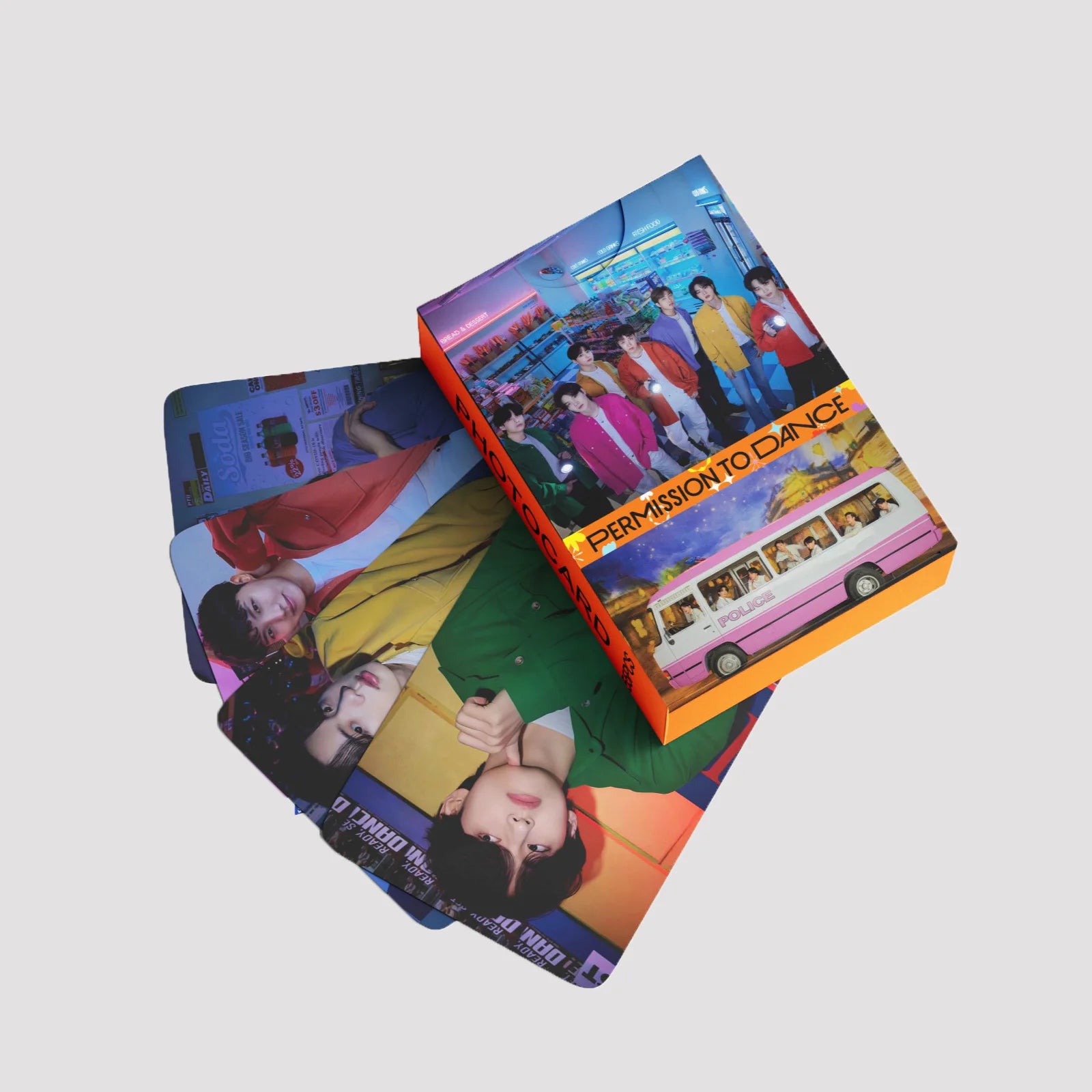 55pcs/Set Kpop Idol HD Photo Cards 2025 PERMISSION TO DANCE ON STAGE lomo cards for student fan gifts