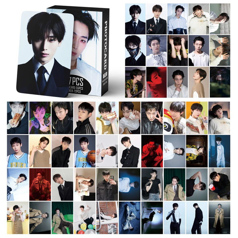 127pcs ENHYPEN New Album THE SIN : VANISH Photocards Stickers Kpop Merch Lomo Cards Set Fans Collection Cards Gifts