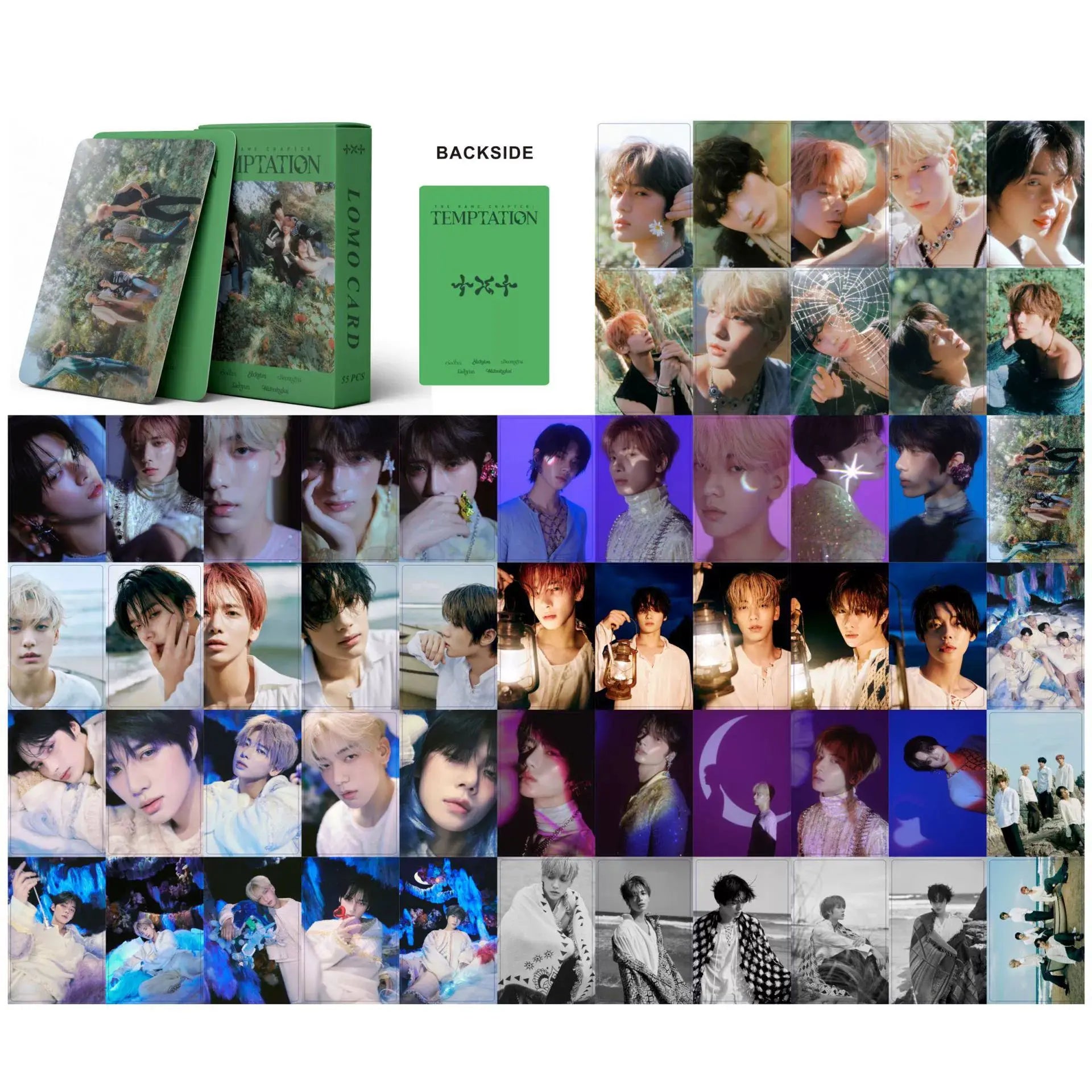 55PCS TXT STARKISSED Photocards Set Official Collectible K-POP Stickers Fan Merch Gift Idea MOA Fan Club Essentials