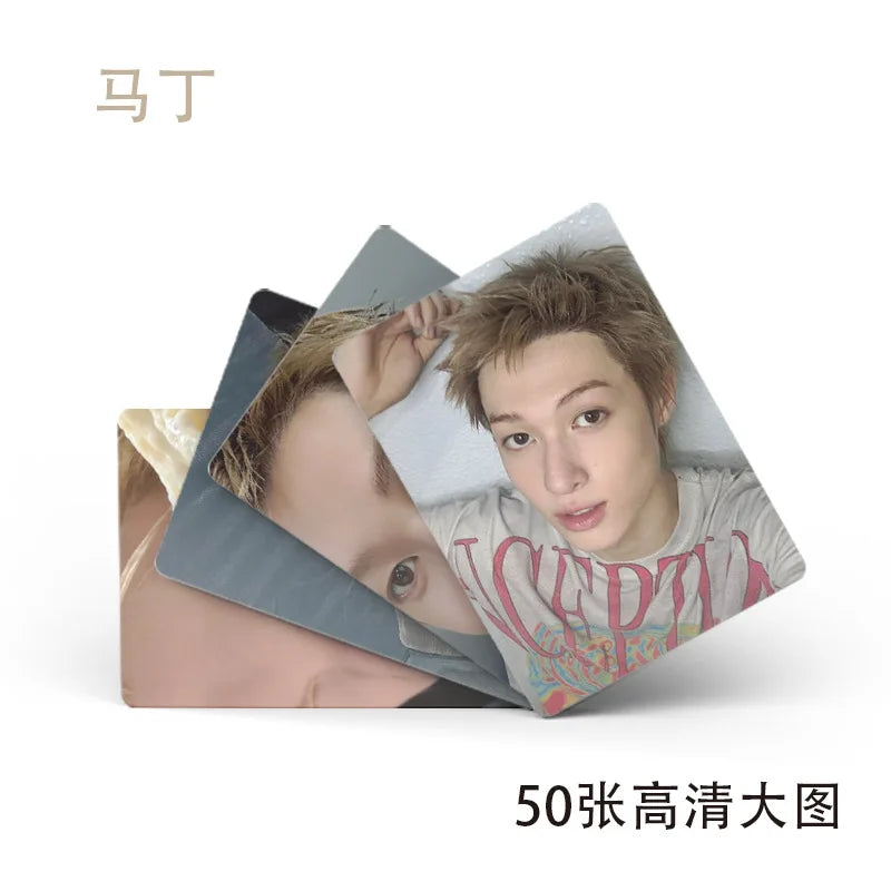 50Pcs/Set Laser Card Kpop Idol CORTIS Lomo Cards JAMES JUHOON MARTIN SEONGHYEON KEONHO Printd Photocards Fans Gift
