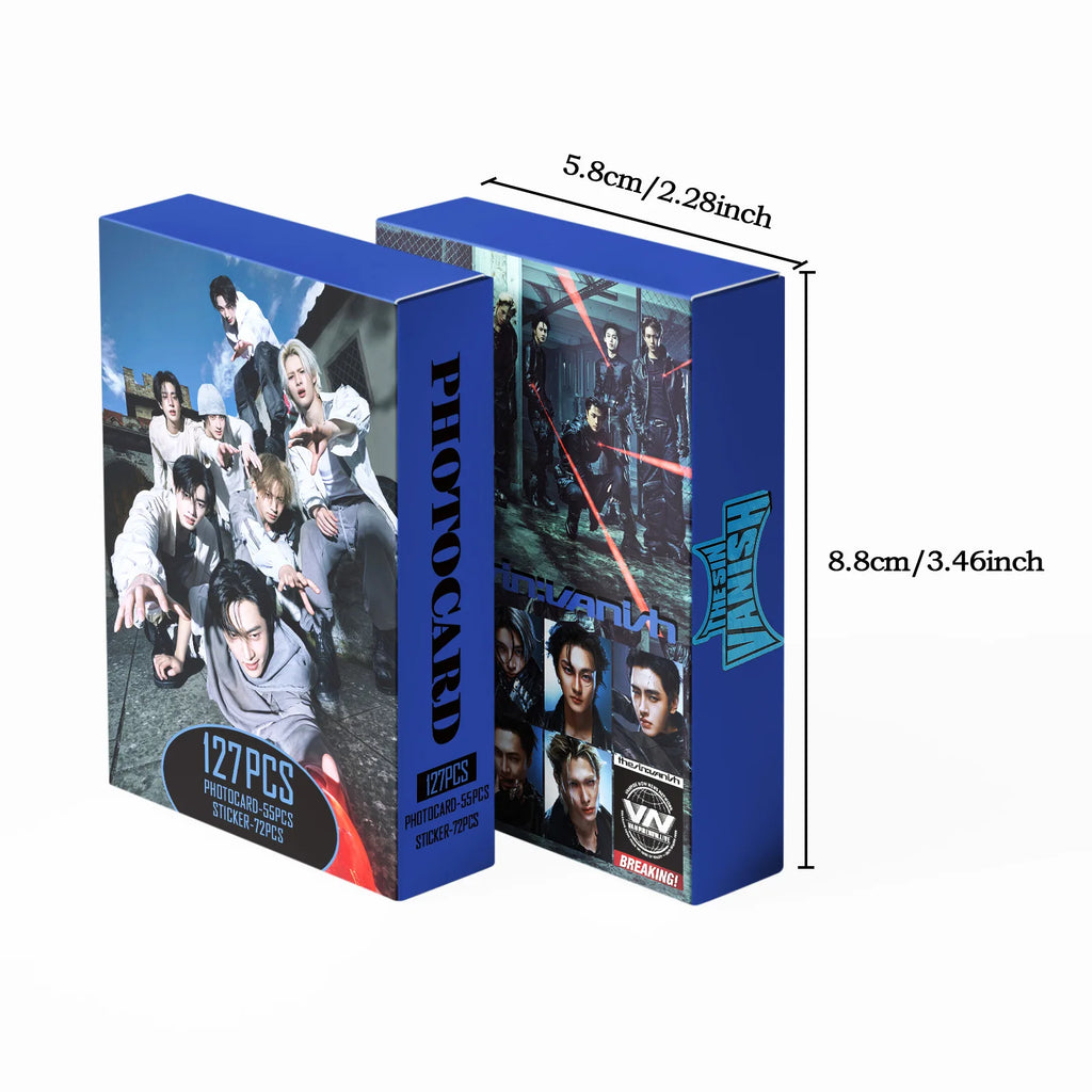 127pcs ENHYPEN New Album THE SIN : VANISH Photocards Stickers Kpop Merch Lomo Cards Set Fans Collection Cards Gifts