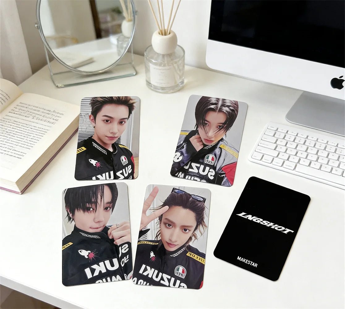 4pcs/set Idols LNGSHOT Photocards SHOT CALLERS Album Selfie Cards RYUL Woojin Louis OHYUAL Fans Collection Gifts
