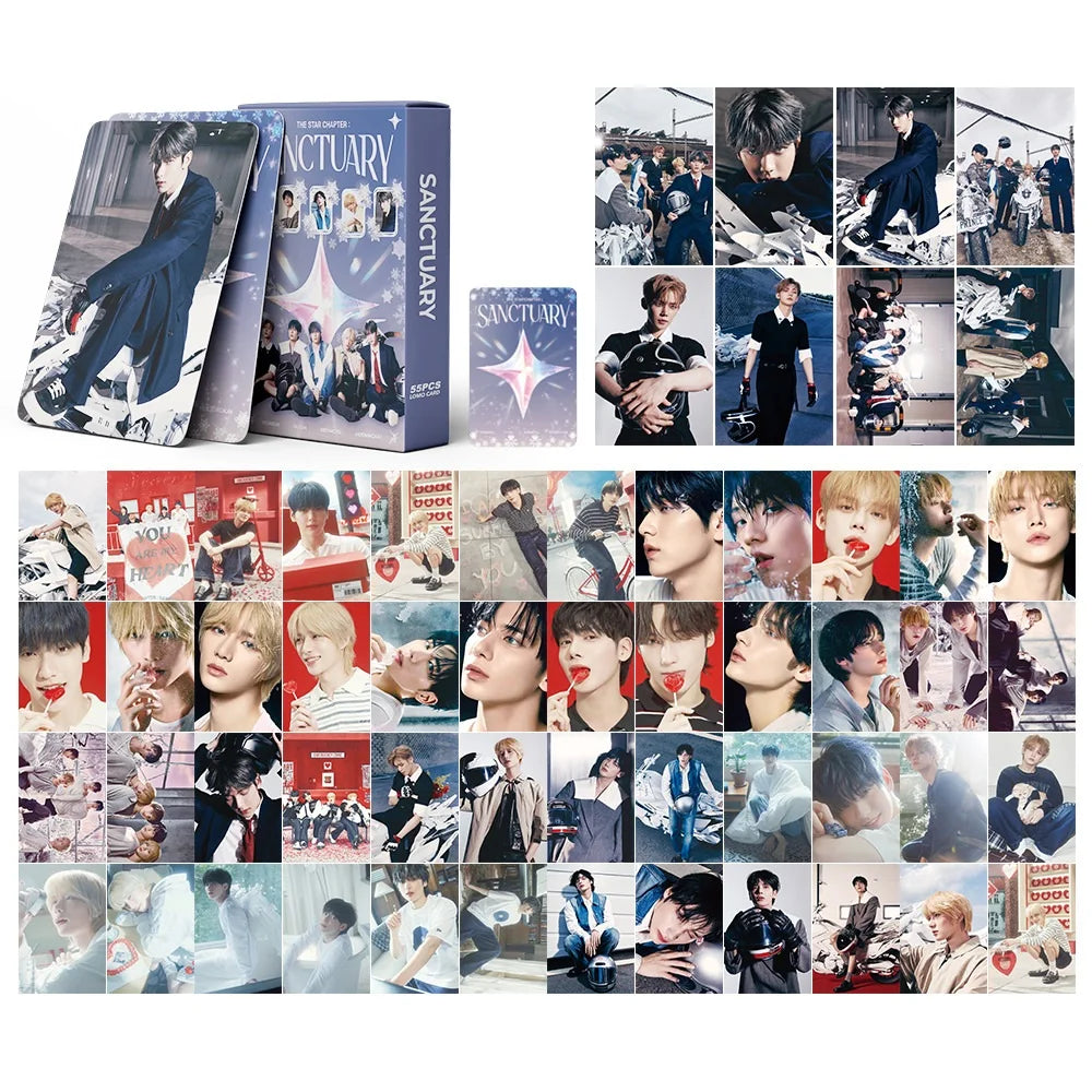 Kpop Idol Boy Group New Album TOMORROW Lomo Cards HUENINGKAI TAEHYUN BEOMGYU SOOBIN YEONJUN HD Printd Photocards Fans Gift