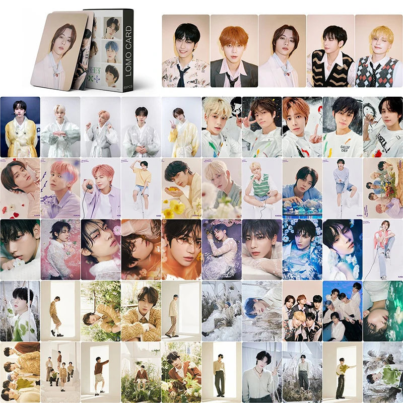 Kpop Idol Boy Group New Album TOMORROW Lomo Cards HUENINGKAI TAEHYUN BEOMGYU SOOBIN YEONJUN HD Printd Photocards Fans Gift
