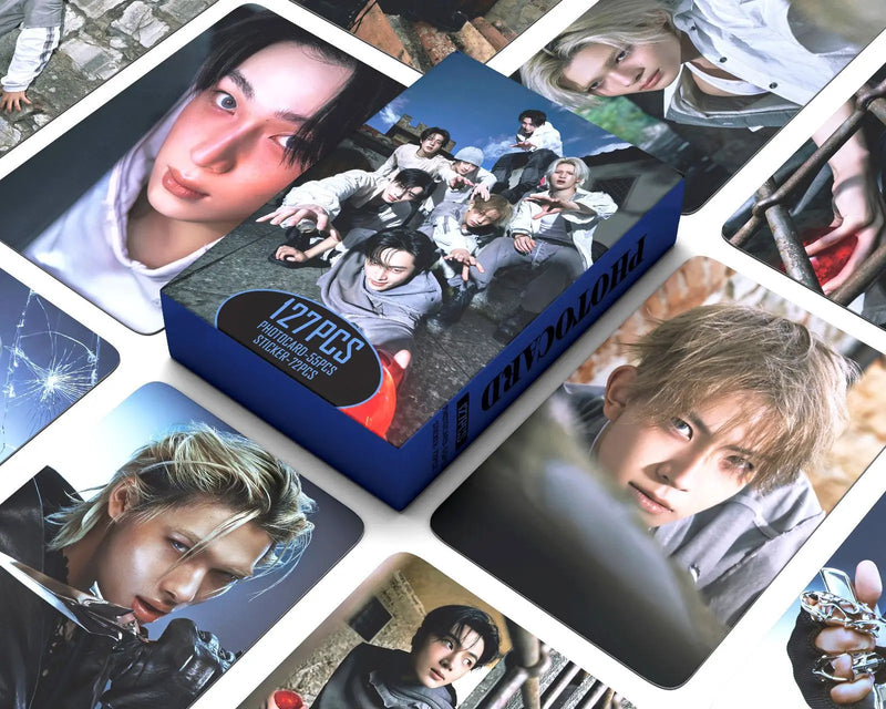 127pcs ENHYPEN New Album THE SIN : VANISH Photocards Stickers Kpop Merch Lomo Cards Set Fans Collection Cards Gifts