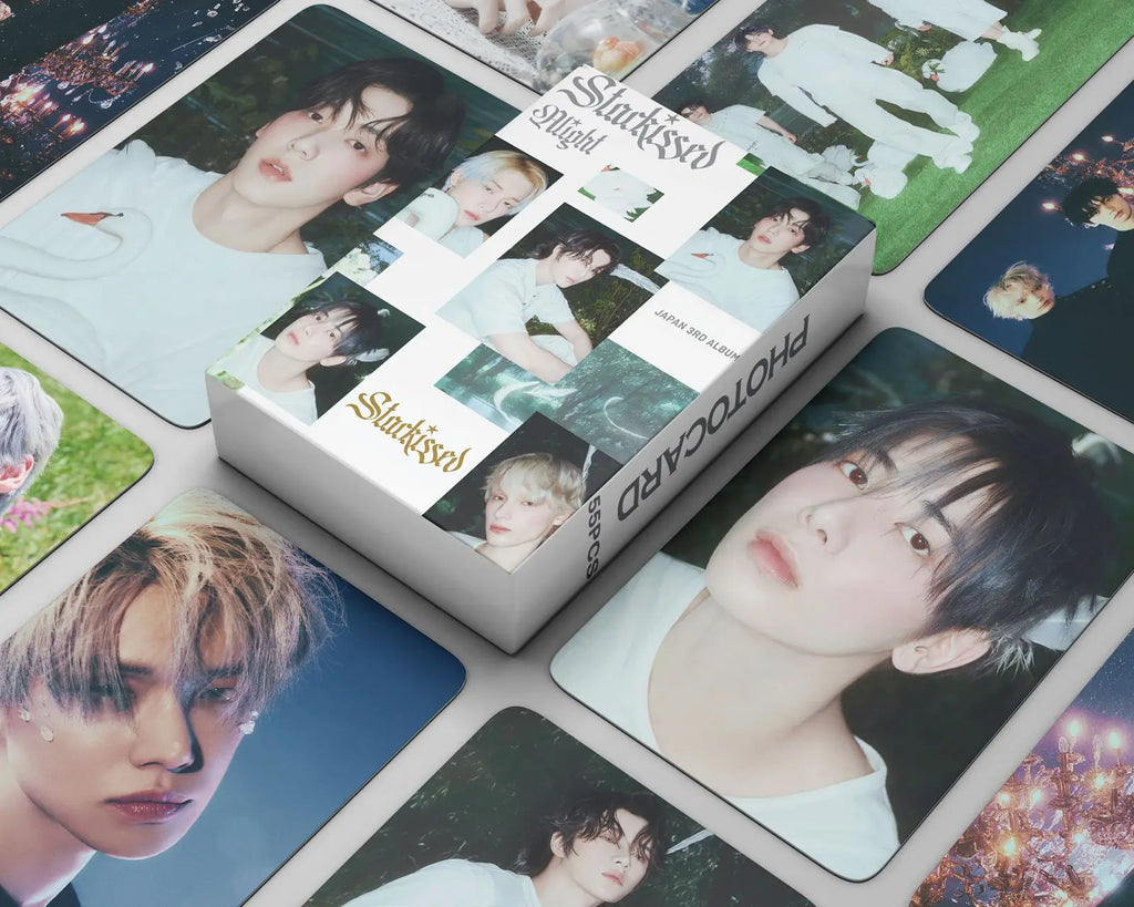 55PCS TXT STARKISSED Photocards Set Official Collectible K-POP Stickers Fan Merch Gift Idea MOA Fan Club Essentials